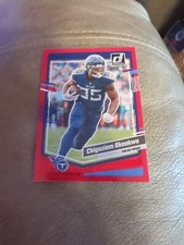 2023 Panini Donruss Press Proof Red Chigoziem Okonkwo #288 Tennesee Titans