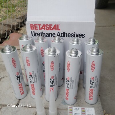 U-428+ x 10 Auto Glass Windshield Urethane Primerless Adhesive Glue