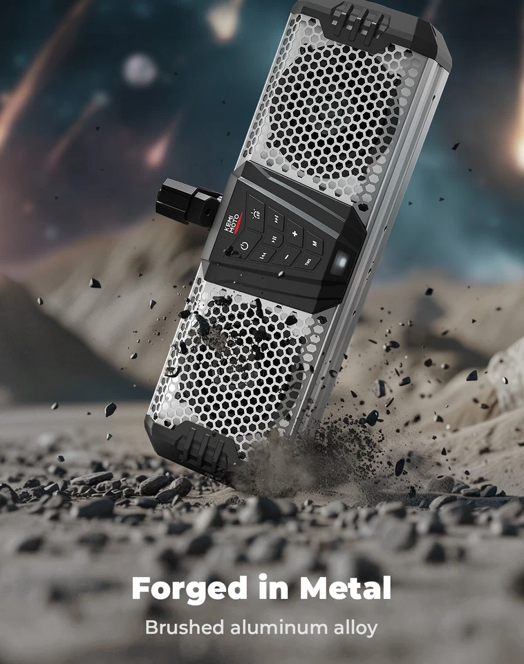 KEMIMOTO Midnight S40 16in RGB UTV Sound Bar IP66 300W Peak Power for Golf Cart - Image 3 of 4