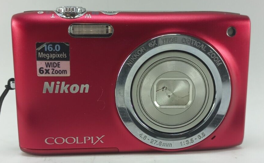 Nikon Digital Camera Coolpix S2700 16.0MP Black Tested for sale