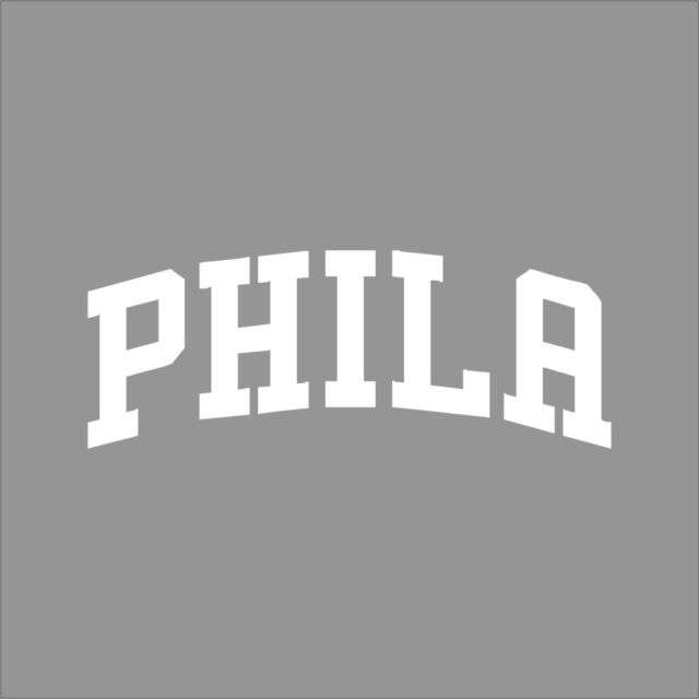 Philadelphia 76ers #7 NBA Team Logo 1Color Vinyl Decal Sticker Car Window Wall