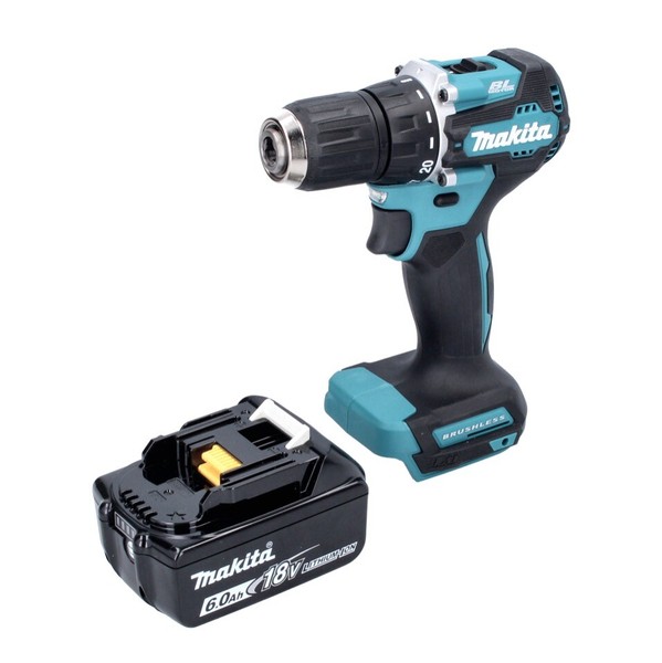 Makita Ddf 487 G1 Akku Bohrschrauber 18 V 40 Nm Brushless + 1X Akku 6,0 Ah-image