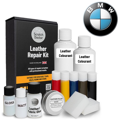 BMW LEATHER REPAIR KIT FOR HOLES TEARS RIPS SCUFFS SCRATCH 66 COLOURS AVAILABLE eBay