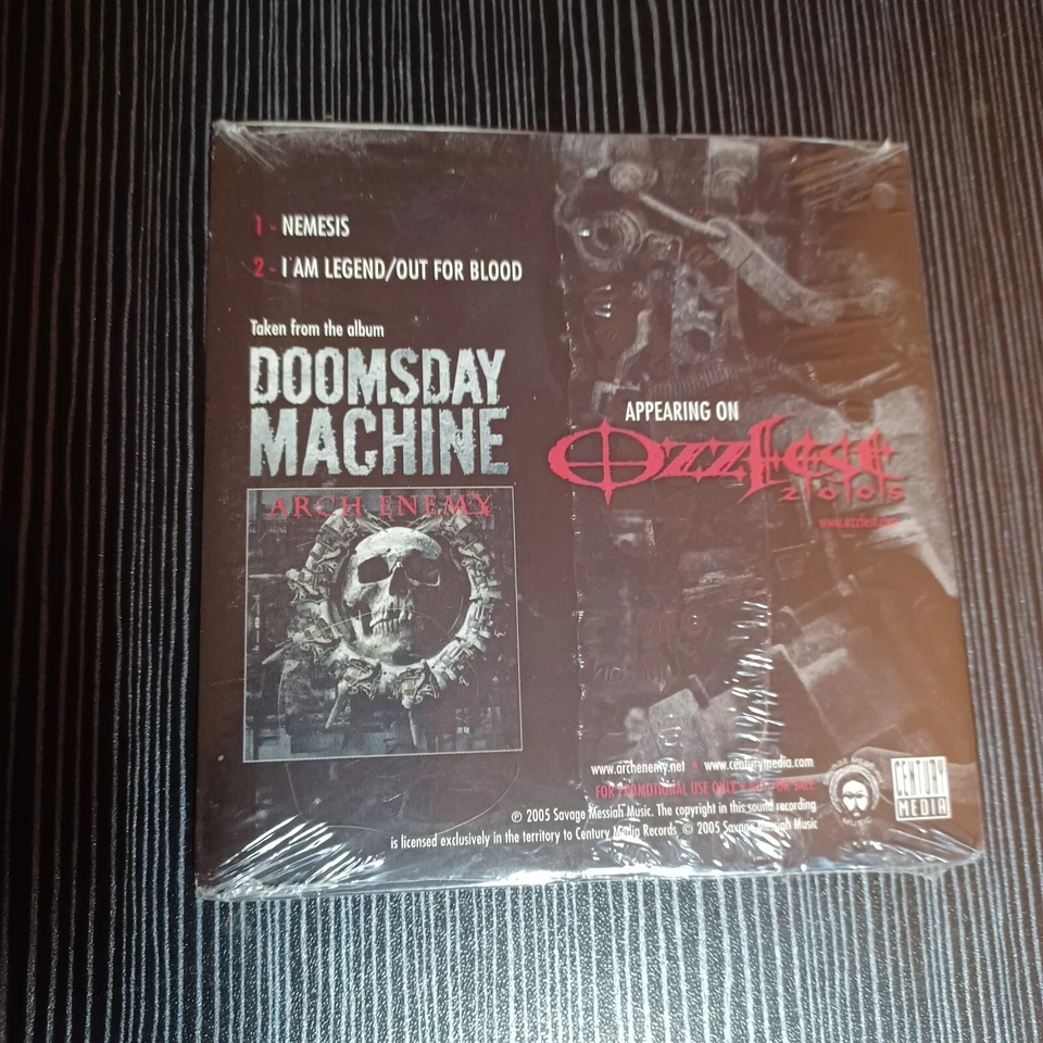 Arch Enemy's "Doomsday Machine" - 2 Song Radio Promo CD-SEALED Foto 2 de 2