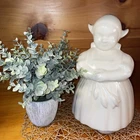 Vintage Pottery Cookie Jar Dutch Girl Jill 40s/50s