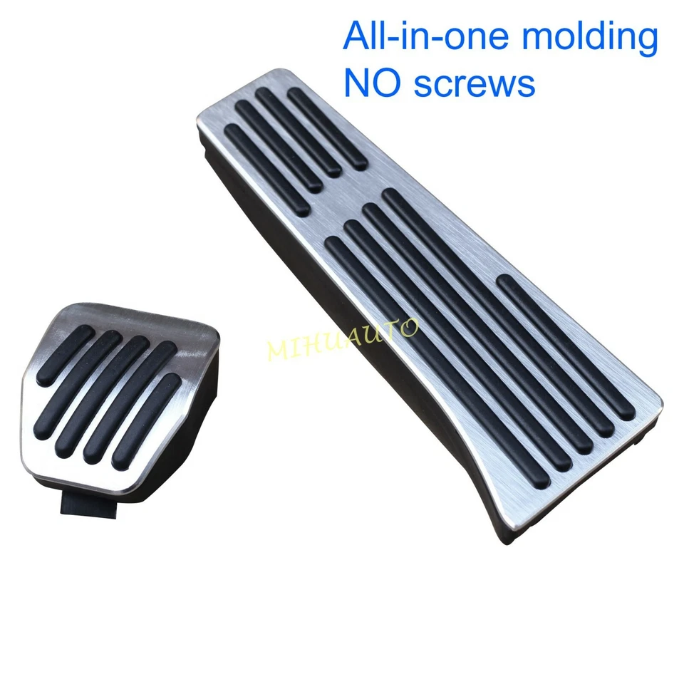 Cubierta de aluminio antideslizante acelerador pedal freno gasolina pie BMW M-DCT M3 M5 M6 Foto 3 de 4