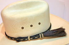 Horsehair 3/8" Hat Band-Single Side Tassel