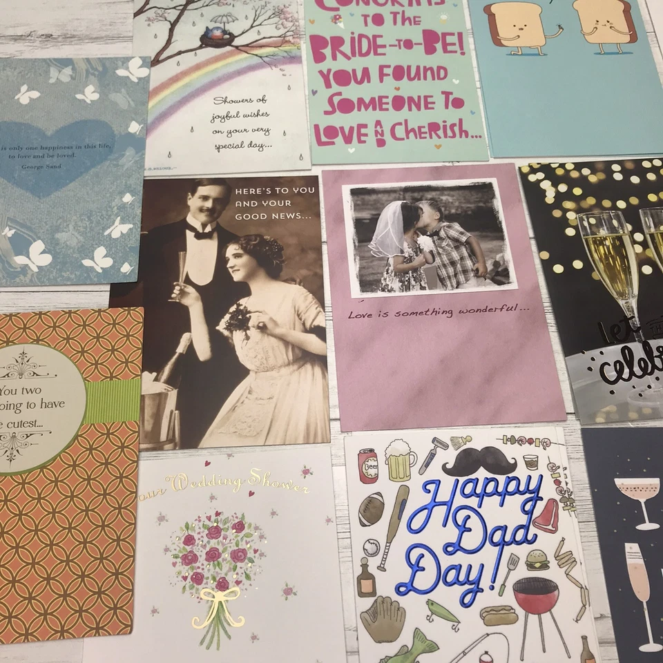 Recycled Paper Greetings Lot of 30 Greeting Cards Birthday, Thank You, Etc..New - Image 2 of 4