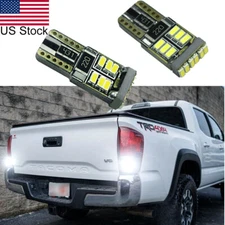 2pcs 921 LED Error Free White Reverse Backup Light Bulbs For 01-19 Toyota Tacoma