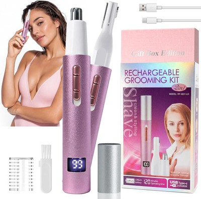 Nose & Ear Hair Trimmer for Women and Men, 2026 Painless USB Rechargeable Facial
