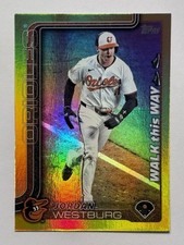2025 Topps Series 1 Celebration JORDAN WESTBURG WTW-8 Walk This Way GOLD 6/50