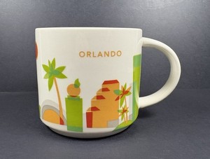 STARBUCKS You Are Here Orlando 2014 Collectible Coffee 14oz Mug Free Shipping