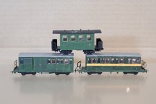 EGGERBAHN JOUEF HOe GAUGE RAKE of 3 2nd 3rd CLASS BAGGAGE & MOTORISED COACH on