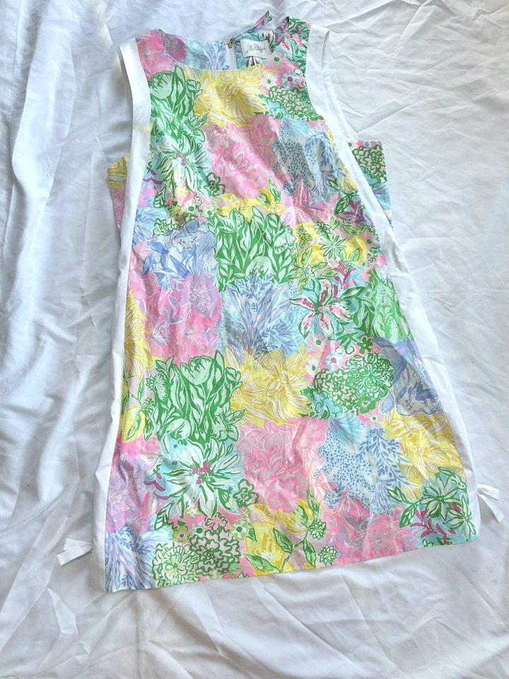 Платье цельнокроеное Lilly Pulitzer Beckler эластичное яркое восторг размер 16 - Изображение 2 из 4
