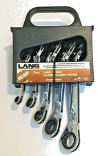 Lang USA Mechanics 5 Piece Metric Offset Ratchet Ratcheting Box Wrench Tool Set