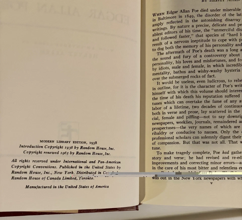 The Complete Tales and Poems of Edgar Allan Poe / 1965 Modern Library  Foto 4 de 4
