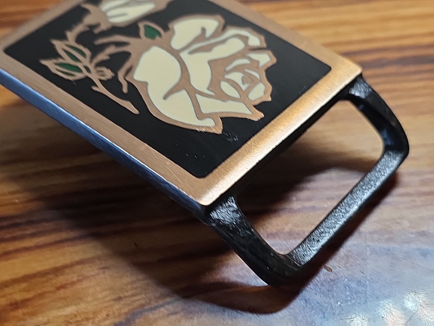 Tech Ether Guild "Tea Rose" Solid Brass Vintage B… - image 3