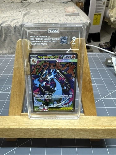 Mega Charizard X ex 023 Me: Mega Evolution Promo Holo TAG 9
