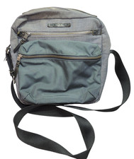 Tumi Voyager Crossbody Travel Bag Gray Black 61005MGROP Medium Multi Pocket