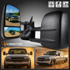 Power Heated Towing Mirrors Fits 1999-2002 Chevy Silverado Gmc Sierra 1500 2500