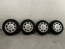 Alufelgen 4x Mercedes Gullideckel W124 7Jx15 195/65 Radsatz Sommerreifen 7-8mm Alufelgen 4x Mercedes Gullideckel W124 7Jx15 195/65 Radsatz Sommerreifen 7-8mm