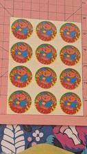 Vintage Trend Scratch N Sniff Stinky Stickers Fantastic Bear Glossy Sheet