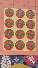 Vintage Trend Scratch N Sniff Stinky Stickers Fantastic Bear Glossy Sheet 
