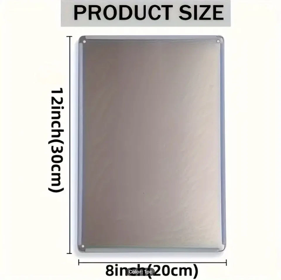 Home Security Provided by Multiple Wireless Devices Funny Metal Sign NEW 12x8 - Image 2 of 2