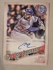 ANDREW TOLES 2018 TOPPS GYPSY QUEEN AUTO ROOKIE CARD #GQA-AT - DODGERS. rookie card picture