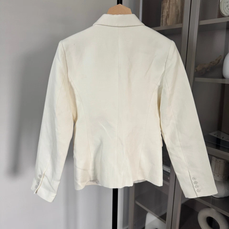 Doen NEW Heirloom Lennon Blazer NWT Salt Ivory Single Breasted Linen Size Small - Image 2 of 4