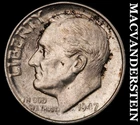 1947-D Roosevelt Dime- Silver- Scarce Better Date No Reserve #J4750