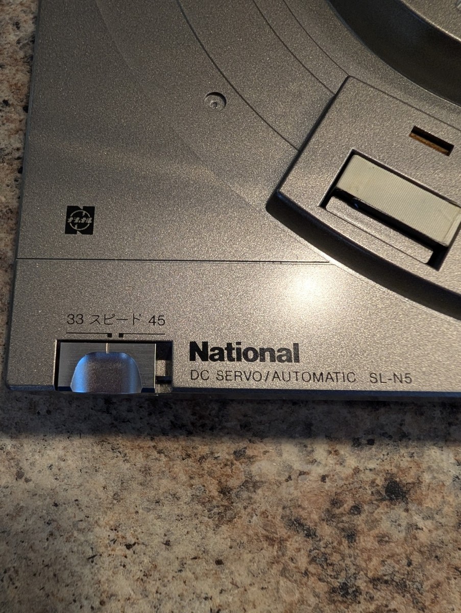 National (Panasonic) SL-N5 Turntable NOS Japan Step Down
