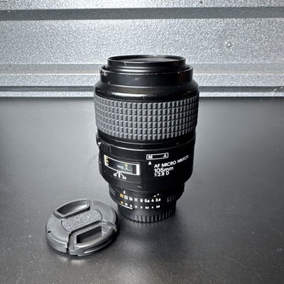 Nikon AF Micro-Nikkor 105mm f/2.8D - 1:1 Macro Photography Lens F-Mount