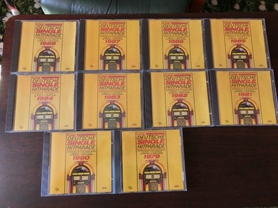 Die Deutsche Single Hitparade 1979 bis 1988      - 10 CD's