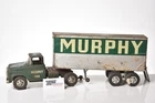 Vintage Tonka Private Label MURPHY Semi truck & Trailer - Pressed Steel - RARE