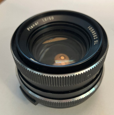 Rollei Zeiss Planar 50mm f1.8 QBM mount for Rolleiflex SL35 & Voigtlander VSL-1