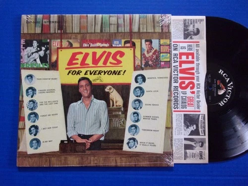 ELVIS PRESLEY - Elvis For Everyone! (LSP-3450) First Pressing in Shrink!
