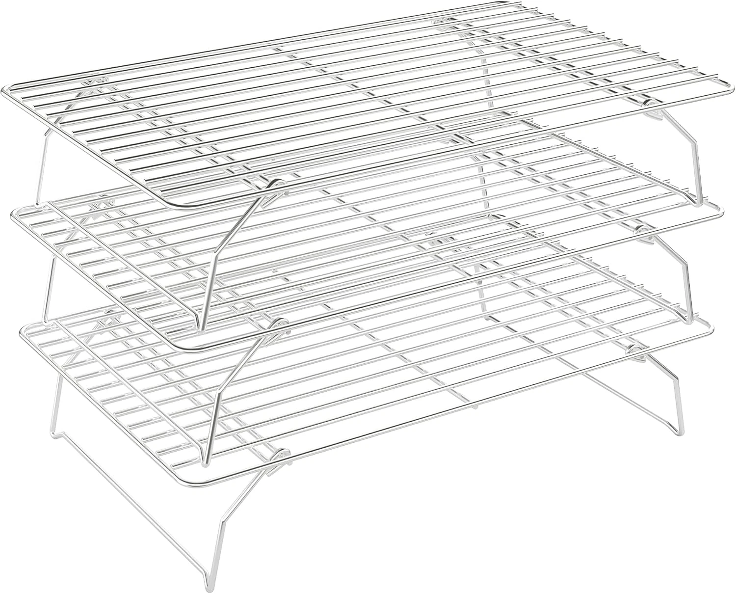 3 Tier Stackable Cooling Rack for Batch Cooling Cookie, Pizza, Cake-15.8”x 10...
Opens in a new wind