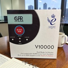 CPR V10000 Call Blocker Landline Phone Pre Loaded Protection 10K Robocalls Scam