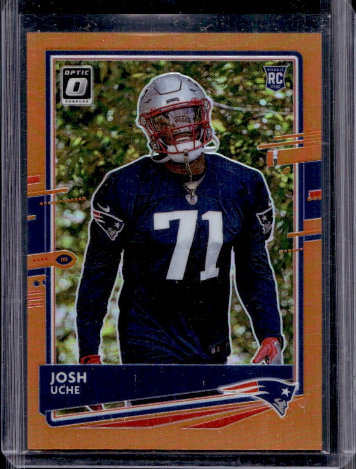 Josh Uche Panini Donruss Optic #137 Orange