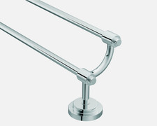 Contractor Pack Of 3 New Moen Iso Collection 24" Double Towel Bar Chrome DN0722