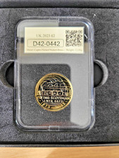 flying Scotsman £2 coin BU in tamperproof casing Date stamp