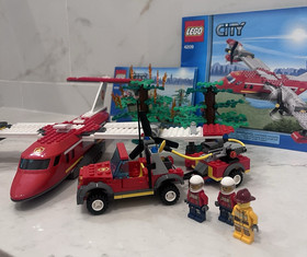 LEGO CITY: Fire Plane (4209) Complete set with Manuals Firefighting Forest Fire