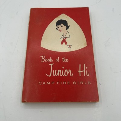 Camp Fire Girls Book of the Junior Hi Vintage Collectible Guide - Rare Find