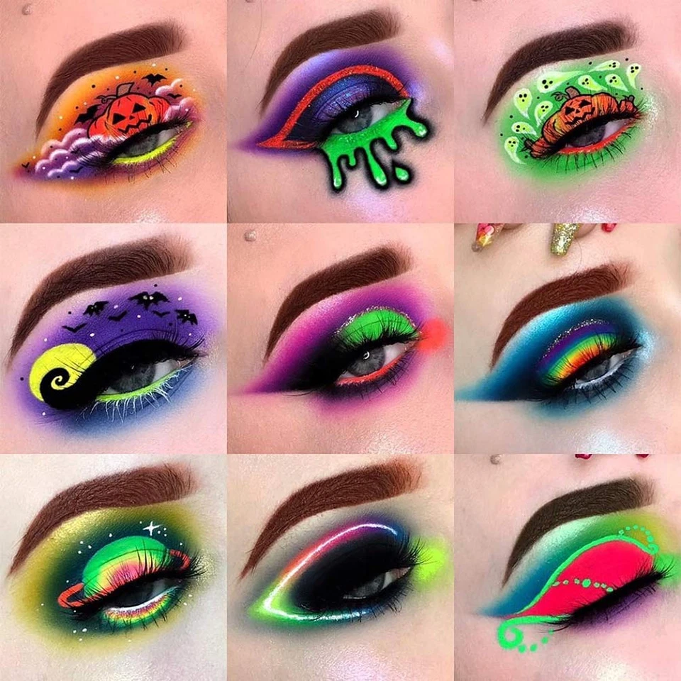 39 Color Rainbow Eyeshadow Palette - Professional Makeup Matte Metallic Shimmer - Image 2 of 4