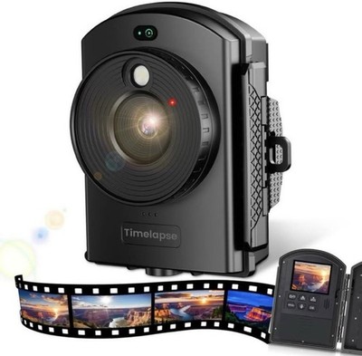 Time Lapse Camera - Infrared Positioning & LED 1080P AVI Video 180 Days Shooting