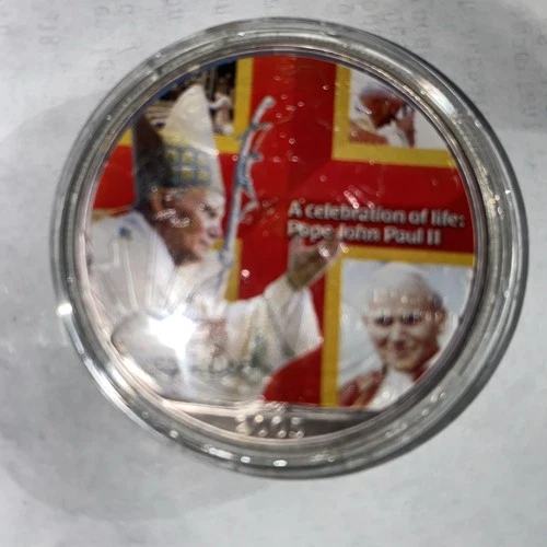 Pope John Paul II United States American Silver Eagle 1oz .999 Dollar Coin Proof