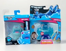 NEW Mr Beast Lab Figure Lot Vinyl Glow Panther, Stretchy Hero Iconic Panther