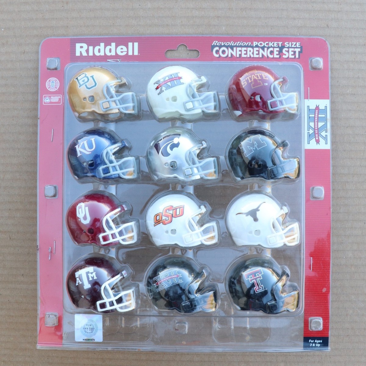 Riddell Pocket Helmet Big 12 Conference Set 2011 | eBay