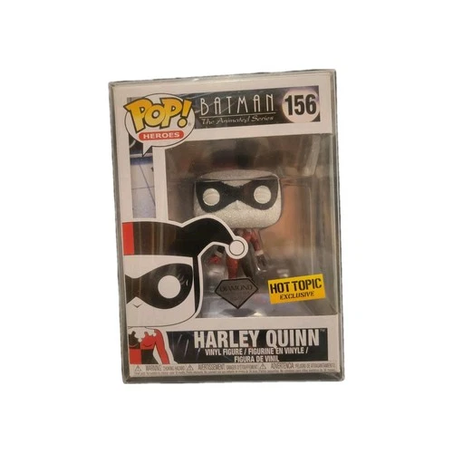 Funko Harley Quinn Diamond Pop Vinyl Hot Topic Exclusive Batman Figure #156